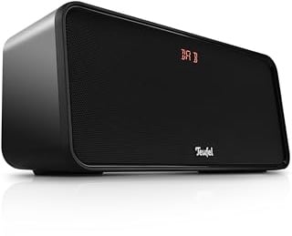 Teufel BOOMSTER 4, Altoparlante Bluetooth Portatile Stereo 2.1 con Radio DAB+ e FM-RDS, con Impermeabilità IPX5 e USB-C, Night Black