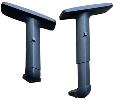 HouseVibe Braccioli per Sedia da Ufficio e Gaming, 2 Pezzi, Altezza Regolabile 28.5-37 cm (11.2-14.6 pollici), Materiale PP, Ricambio Parti
