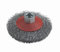 Bosch 1x PRO Steel Longlife Kegelbürste, gewellter Draht für kleine Winkelschleifer und M14-Gewinde (für Stahl, Ø 100 mm, Professional Zubehör Kleiner Winkelschleifer)