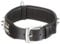 Nobby Leder Halsband Delgado, schwarz 60 cm (54-59 cm), 50 mm, 1 Stück