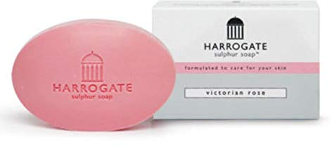 Harrogate Sulphur Soap Victorian Rose Scent 100g