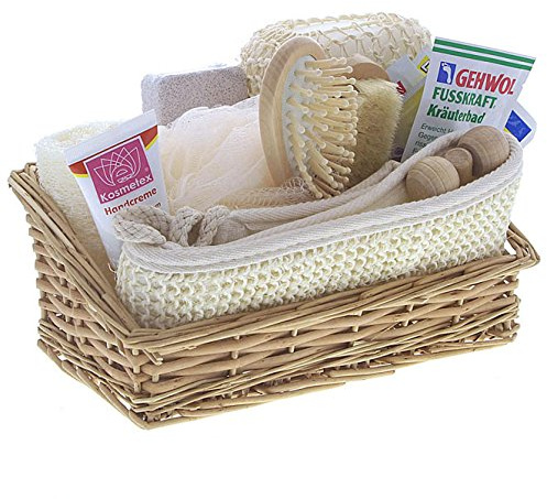Dekorative Geschenksets für Bad oder Sauna mit Badezubehör, Saunazubehör, Kosmetex Bade- und Pflegeset, Set 8
