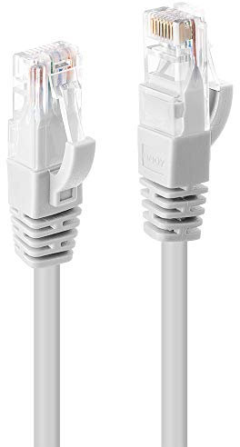 Lindy RJ-45 Cat6 U/UTP 0.3 m - Cable de red (0,3 m, Cat6, U/UTP (UTP), RJ-45, RJ-45, Blanco)