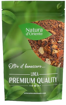NATURA D'ORIENTE | Rooibos Mela Mandorla e Cannella 200g | Naturale 100% Prima qualità