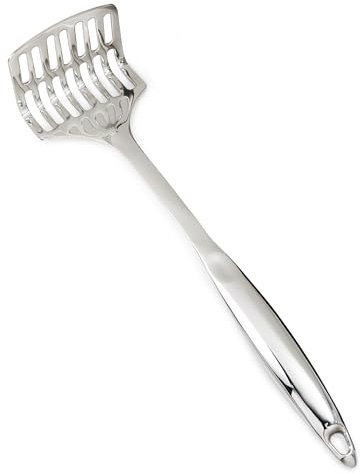 Berghoff - Kartoffelstampfer aus Edelstahl, Silber, mit ergonomischem Griff und Aufhängeloch