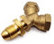 Adaptateur LPG 3 voies pour gaz POL - Connecteur en T pour bouteille de gaz propane - Tuyau AR/R132