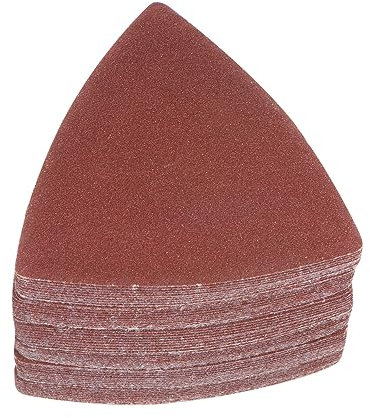 uxcell 60pcs Triangular Hook & Loop Sandpapers 180 Grits 3-1/8 Aluminum Oxide Sanding Pads Random Orbital Mouse Detail Sander Papers Oscillating Multi Tool Sheets
