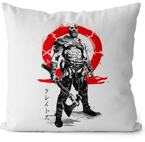 style3 Shadow God Kissen mit Füllung 40cm Baumwolle Action Adventure Kratos Sparta