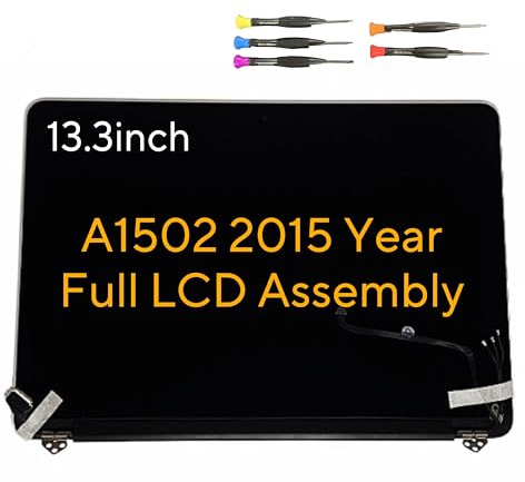 Fotisangea 661-02360 Pantalla LCD de repuesto para MacBook Pro 13 pulgadas Retina A1502 principios de 2015 pantalla LCD Asamblea completa EMC2835