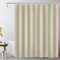 LB Grün und Rosa gestreift Duschvorhang 150x200cm(BxH) Abstrakte Geometrie Antischimmel Wasserdicht Badezimmer Vorhänge, Moderne Kunst Extra Lange Polyester Stoff Bad Vorhang mit Haken