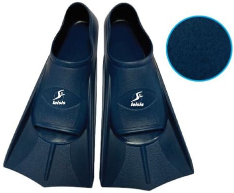 Leisis 0102143 Kurzflosse aus recyceltem Silikon, 35/36, Erwachsene, Unisex, Marineblau, Einheitsgröße