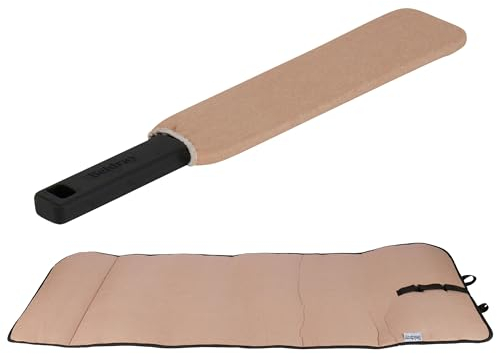 Beldray Steaming Accessories Set – Overdoor Ironing Mat, Handheld Sleeve Ironing Board, Perfect For Collars & Sleeves, Heat Reflective Surface, Fast Crease Removal, Roll Up For Easy Storage, Rose Gold