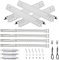 Wanchao Grill Ersatzteile Kit für Charbroil Performance 4 Brenner Grill 463342119, 463332718, 463347017, 463335517, 463376419 463377017, 463376017, Gasgrill für Charbroil Grill Ersatz Teile