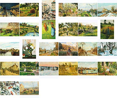 postkarten-universum.de Kunstkarten-Komplett-Set Camille Pissarro