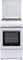 DL 554 GW Cuisinière à gaz avec four 4 brûleurs Blanc Classe énergétique A 50 x 50 cm