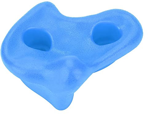 Tomvorks Strukturierte Kunststoff-Klettersteine, Sortiertes Kit für, Kletterwände, Steine, Bolzen, Leuchtend, Bunt, Sicher, Robust, 10 Stück (Blau)