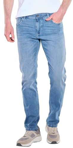 engbers Herren Jeans 5-Pocket Superstretch, Brilliantblau