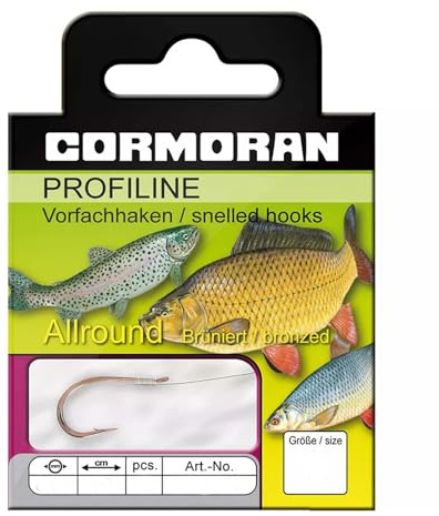 Cormoran PROFILINE Allroundhaken brüniert Gr.4 0,25mm