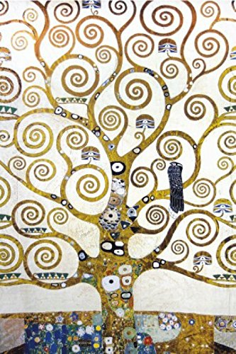 1art1 Gustav Klimt Sticker Mural l'arbre De Vie (Détail) Poster Papier Peint Autocollant 180x120 cm