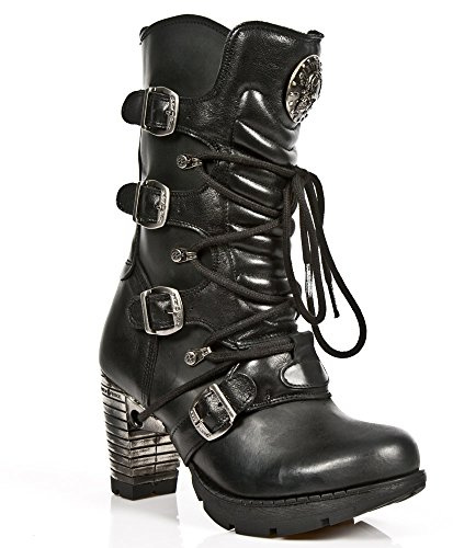 New Rock M.tr003-s1, Women’s High Boots, Black (Negro 001), 7 UK (40 EU)