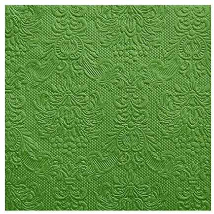 15er Pack Servietten Elegance moosgrün 33 x 33 cm