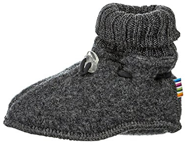 Joha Babyschuhe, 100% Wolle,70 cm (68/74), Dunkelgrau