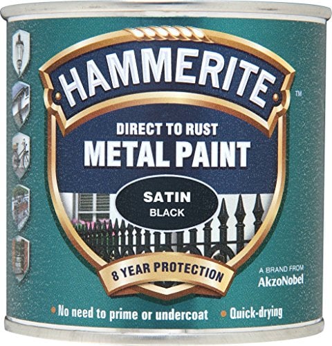 Hammerite Smooth Finish Satin Black 250ml