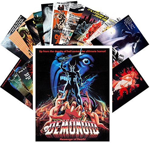 24 Postkarten Demons Ghosts Vintage Trash Thriller Horror Movie Posters
