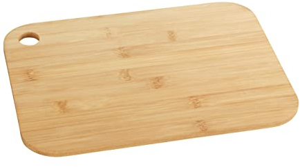 WENKO Planche à découper, Planche à découper bois bambou, 23x15 cm