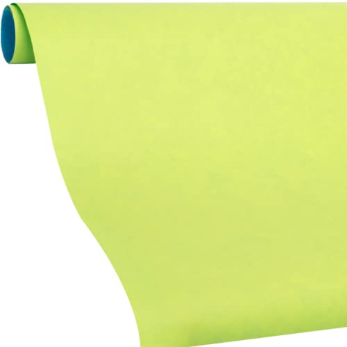 Geschenkpapier 2 farbig. Türkis und hellgrün, Geschenkpapier Rolle 5 Meter. Gratis dazu: 9x Geschenkanhänger. Passt prima für Frühling, Ostern, Sommer, Geburtstag, DIY Basteln