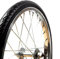 Tannus 100% Pannenschutz-Reifen 16/18 x 1.25 (32-349) (32-355) Airless Tire Mini Velo Brompton | Solider Urban Faltrad, Farbe Midnight (Schwarz), Härte Regular