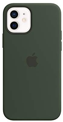 Apple Silicone Case with MagSafe (for iPhone 12 | 12 Pro) - Cyprus Green - 6.1 inches