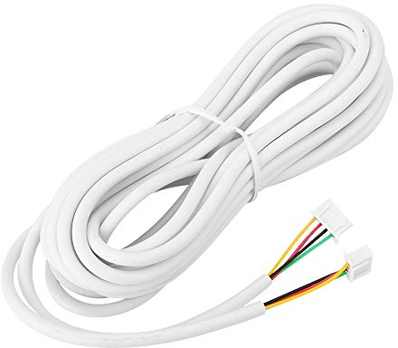 AMONIDA Coquille d'isolation en PVC Câble rond et flexible à 4 conducteurs, câble téléphonique, 30 m / 1181.1 po pour système de visiophone