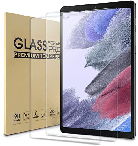WD&CD 2 Piezas Protector de Pantalla Compatible para Samsung Galaxy Tab A7 Lite, 9H Dureza, Alta Definicion, Cristal Vidrio Templado Film Compatible con Galaxy Tab A7 Lite 8.7 Pulgadas