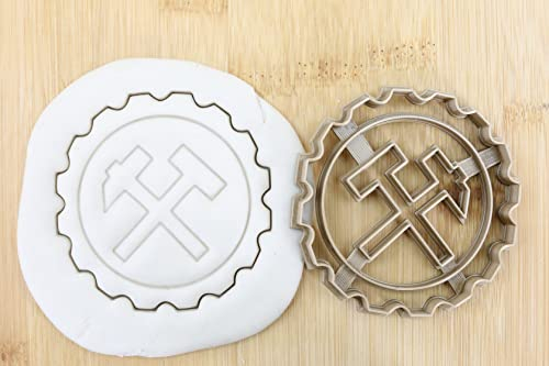 Bergbau cookie cutter Fondant Keksstempel/Ausstechform keksausstecher PLA ca.8cm