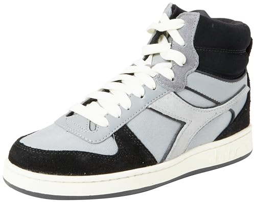 Diadora Magic Basket Mid Treated, Scarpe da Ginnastica Unisex-Adulto, Black/High Rise, 44 EU