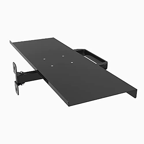 PEAMAN Computer Desk Extender, Keyboard Tray Wall Mount Ergonomic Sit-Stand Workstation with Foldable Keyboard Tray