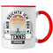 Trendation - Tennis Tasse Geschenk Lustiger Spruch Mir Reichts Ich Geh Tennis Spielen Becher Geschenkidee Tennisspieler (Rot)