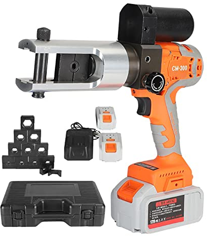 Pinza crimpatrice idraulica elettrica ricaricabile Pinza a crimpare idraulica ricaricabile 16-300 mm² Pinza a crimpare per cavi alimentata batteria Pinza a crimpare per terminali in rame e alluminio