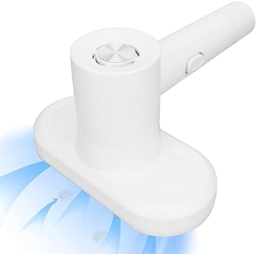 Dioche Aspirabriciole portatili, Aspirapolvere per materassi con luce UV, Rimozione acaro cordless portatile potente palmare letto aspirapolvere per cuscino divano tappeto