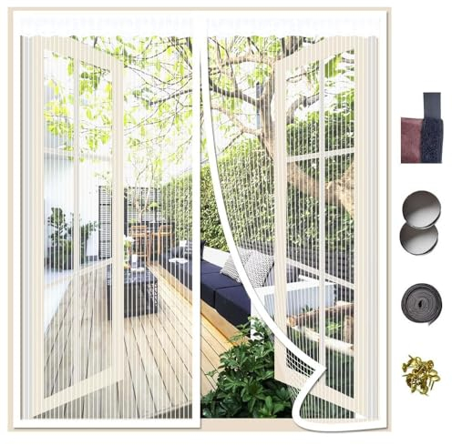 Moskitonetz Fenster Magnet, Insektenschutz Fenster Magnet, Fenster Fliegengitter Fenster Ohne Bohren, Fliegengitter Fenster Magnet, 100 * 120cm, für Verhindern Sie, Dass Insekten, Fliegen