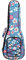 Surwin Ukulelentasche 21 '' 23 '' 26'' Ukulele Case Bag für Sopran Konzert Tenor, Tragbare Ukulelen Tasche Rucksack Aufbewahrung Soft Case Verstellbarem Schultergurt (23 Zoll,Blaue Blumen)