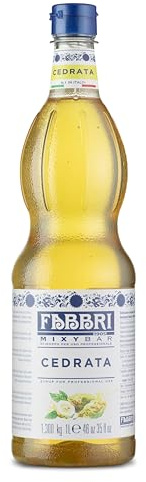 Food-United CEDRATA SIRUP 4x1L | FABBRI 1905 Mixybar | sciroppo di cedrata | Zitronat-Zitronen-Sirup | Cedro-Sirup | fabbri citron bar-syrop | für klare Spirituosen Bitterspirtuosen Soda Cocktails (4)