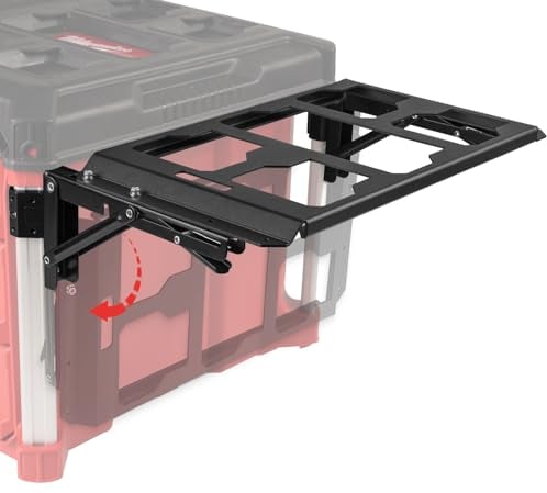 Faltbare Halterung, Kompatibel Mit Milwaukee Packout Werkzeugkasten, Seitliche Aufbewahrung für Ihr Packout-System