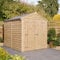 Rowlinson Shiplap Apex Shed 8x6 Double Door