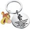 BEKECH Lustiger Tiger-Schlüsselanhänger, Tiger-Fans, Geschenk, Tiger, Merchandise-Cartoon-Film, inspiriertes Geschenk, silber, 1.18inches