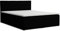 VENASI MÖBEL Boxspringbett mit Bettkästen und Matratze H2/H3 (Schwarz, 160 x 200 cm) BETTY