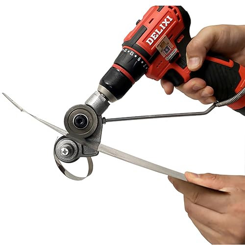 Bohrschere, Bohrer, Schneider, Nibbler, Metallschneider, Aufsatz, Metallknabber-Bohraufsatz, spezielles Modell – speziell zum Schneiden von flachen Blechen mit einer Dicke von 23 (0,71 mm) und