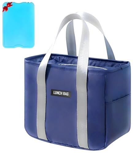 OnlyPRIME Kühltasche mit Nachfüllbarem Kühlakku – Kompakte Lunch Bag für Arbeit & Picknick | Thermotasche Isoliert | Provianttasche Herren Outdoor