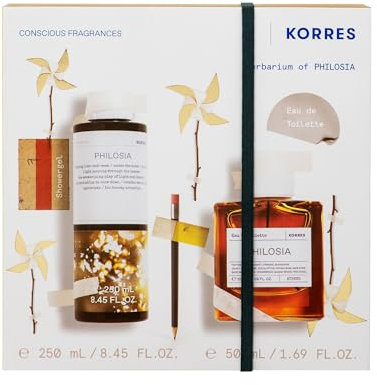 KORRES Philosia Eau de Toilette & Shower Gel Value Set, Gift Set 300ml